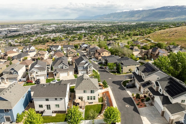 242 E Ridgeline Way N, Salt Lake, UT 84054 - aerial view of residential area with mountains