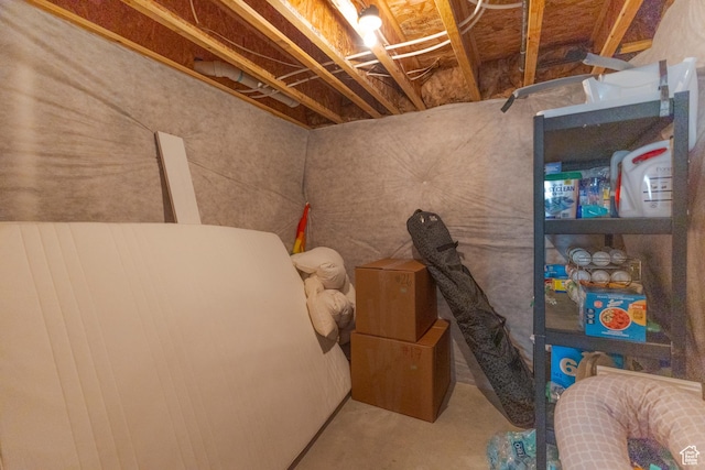 242 E Ridgeline Way N, Salt Lake, UT 84054 - view of unfinished below grade area