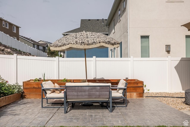 242 E Ridgeline Way N, Salt Lake, UT 84054 - fenced backyard featuring a patio area