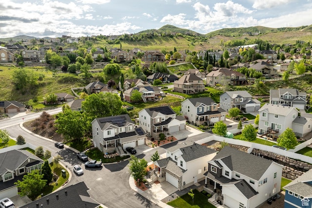 242 E Ridgeline Way N, Salt Lake, UT 84054 - aerial perspective of suburban area with a mountainous background