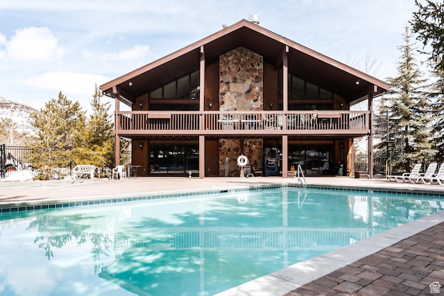 2025 S Canyon Resort Dr Unit F-8, Park City, UT 84098 - community pool featuring a patio area