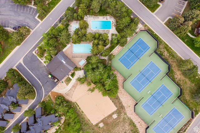 2025 S Canyon Resort Dr Unit F-8, Park City, UT 84098 - bird's eye view of a pool area