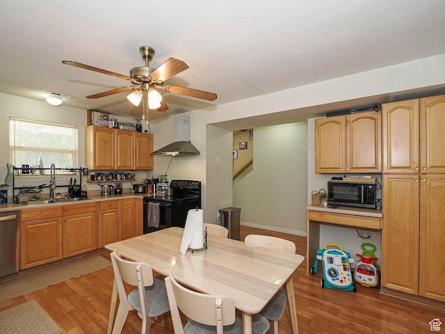 787 W Lennox St S, Midvale, UT 84047 - dining area featuring light wood finished floors and a ceiling fan