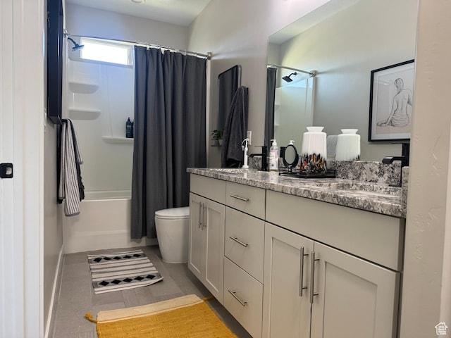 15456 S Navy Trails Ln W, Bluffdale, UT 84065 - full bath with vanity, shower / bath combo with shower curtain, and toilet