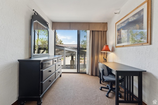 1485 Empire Ave Unit 201, Park City, UT 84060 - carpeted home office featuring a textured wall
