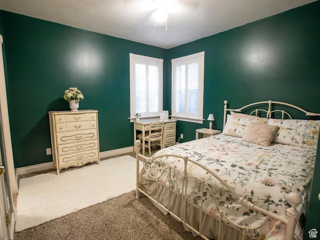 954 E 960 S, Ephraim, UT 84627 - carpeted bedroom with baseboards and ceiling fan