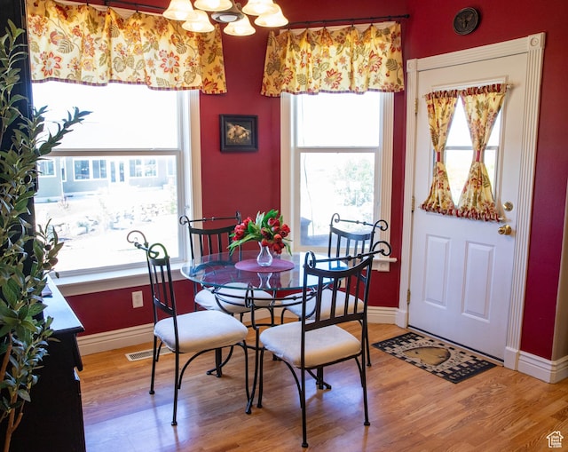 954 E 960 S, Ephraim, UT 84627 - dining room featuring wood finished floors and baseboards