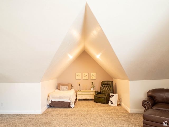 954 E 960 S, Ephraim, UT 84627 - bedroom with carpet flooring, lofted ceiling, and baseboards