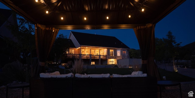 954 E 960 S, Ephraim, UT 84627 - view of back of house at night