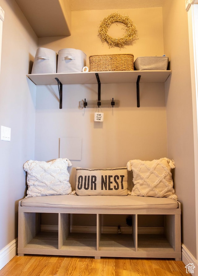 954 E 960 S, Ephraim, UT 84627 - mudroom featuring wood finished floors and baseboards