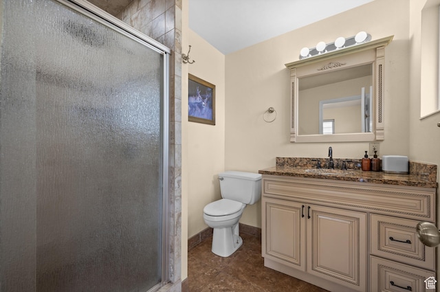 475 E 6815 S, Midvale, UT 84047 - full bath with a shower stall, toilet, vanity, and tile patterned floors