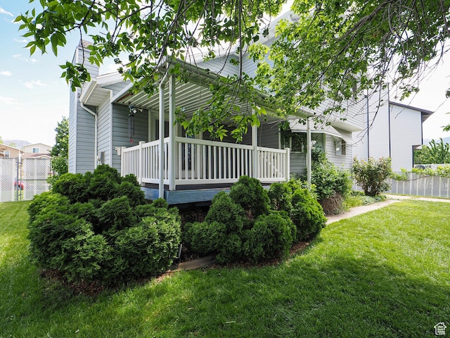 1090 E 2125 N, Layton, UT 84041 - back of property featuring a chimney