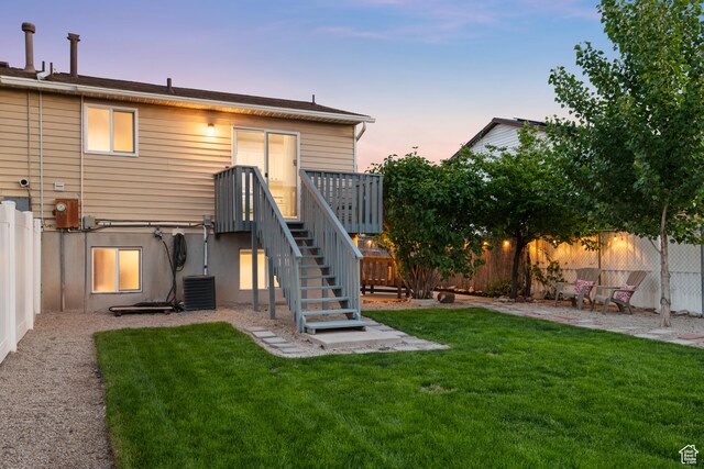 2276 W Bonniebrook Cir S, Taylorsville, UT 84129 - rear view of house with cooling unit
