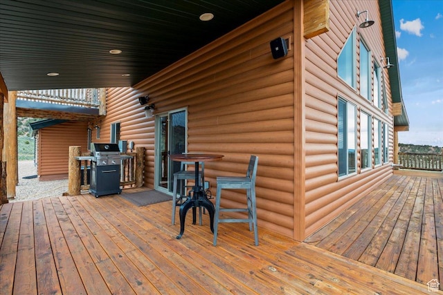46982 W Thunder Ridge Rd, Fruitland, UT 84027 - wooden deck featuring area for grilling