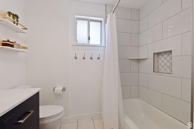1064 E 200 N, Orem, UT 84097 - full bath with toilet, baseboards, vanity, and shower / bath combo