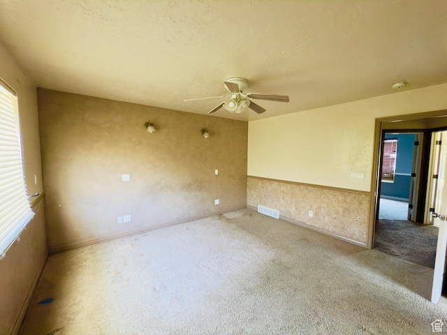 1965 E River Bottom Rd S, Springville, UT 84663 - carpeted spare room with a ceiling fan and baseboards