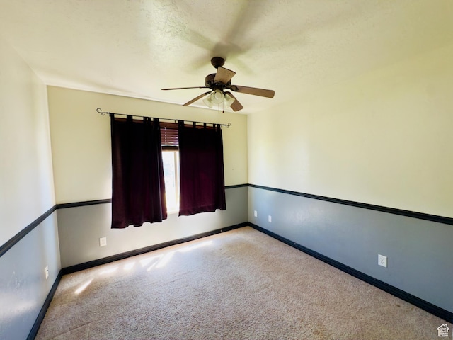 1965 E River Bottom Rd S, Springville, UT 84663 - carpeted empty room featuring a ceiling fan and baseboards