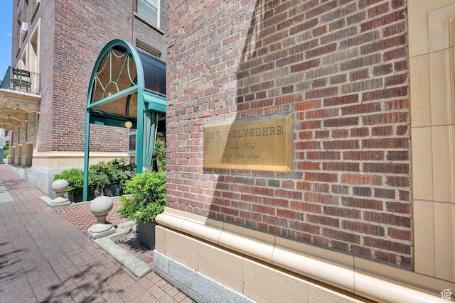 29 S State St Unit 810, Salt Lake City, UT 84111 - exterior view of brick siding