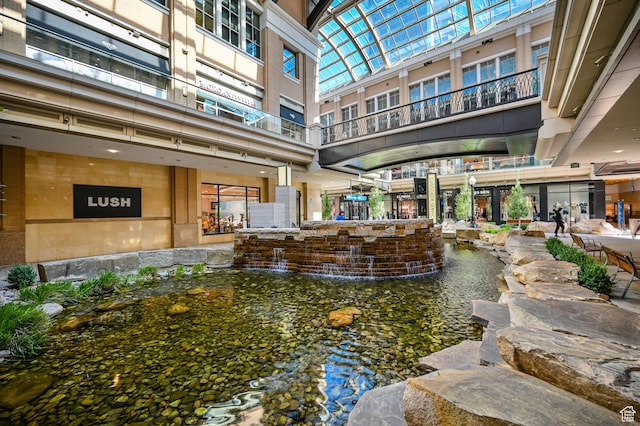 29 S State St Unit 810, Salt Lake City, UT 84111 - view of property's community with a garden pond