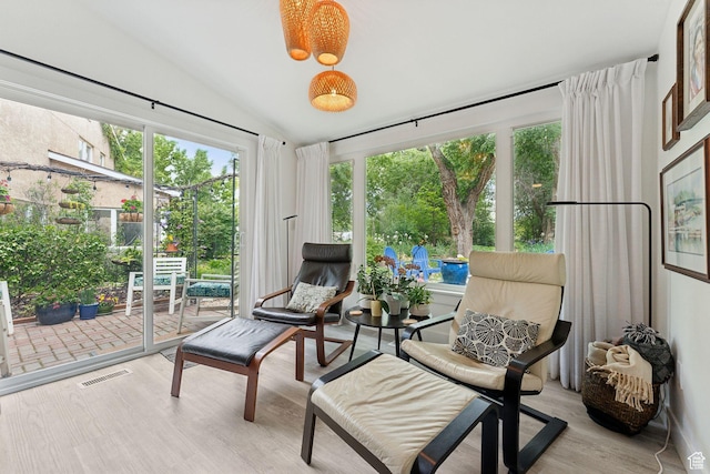 1411 S Utah St Unit 7, Salt Lake City, UT 84104 - sunroom / solarium featuring vaulted ceiling