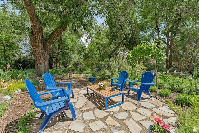 1411 S Utah St Unit 7, Salt Lake City, UT 84104 - view of patio / terrace with view of scattered trees