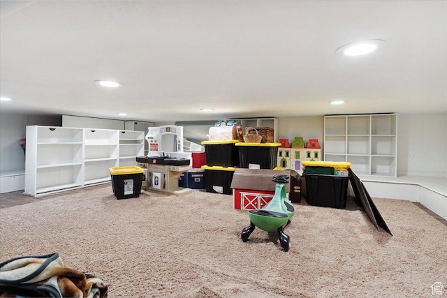 255 W 2700 N Unit 31, Pleasant View, UT 84414 - rec room featuring carpet and recessed lighting