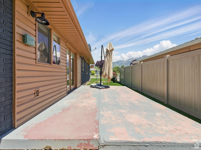 1136 E 3580 S, Millcreek, UT 84106 - view of patio / terrace with a mountain view