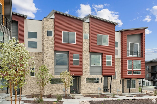 6625 Mountain Alder Way Unit 24, Park City, UT 84098 - view of front of house featuring stone siding
