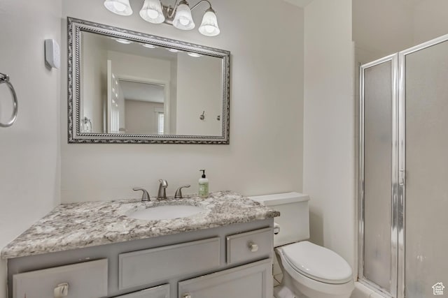 8328 S Grambling Way, Sandy, UT 84094 - full bath with a stall shower, toilet, and vanity