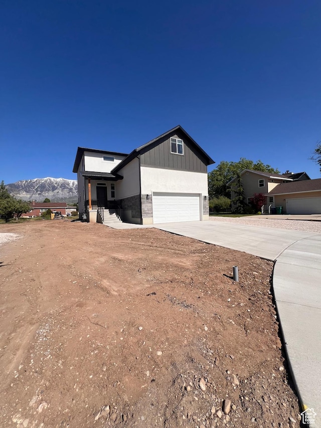 502 N 450 W, Orem, UT 84057 - view of property exterior with concrete driveway and a mountain view