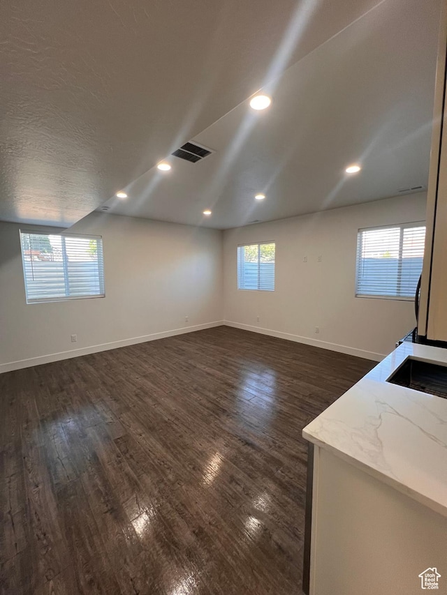 502 N 450 W, Orem, UT 84057 - unfurnished room with dark wood-style floors, baseboards, and recessed lighting