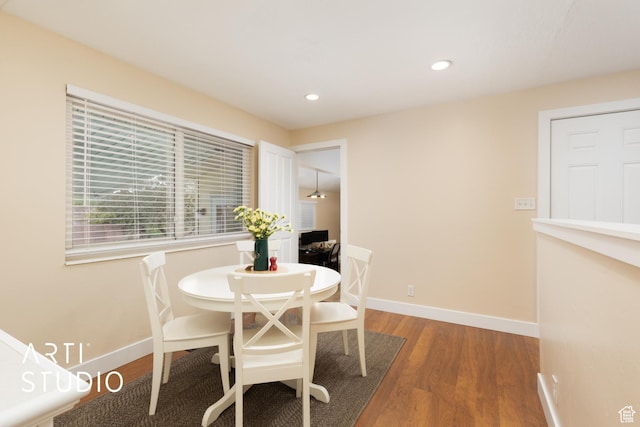 950 E 120 S, Orem, UT 84097 - dining room featuring wood finished floors, baseboards, and recessed lighting