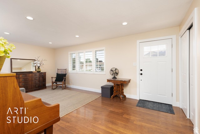 950 E 120 S, Orem, UT 84097 - entrance foyer with wood finished floors, recessed lighting, and baseboards