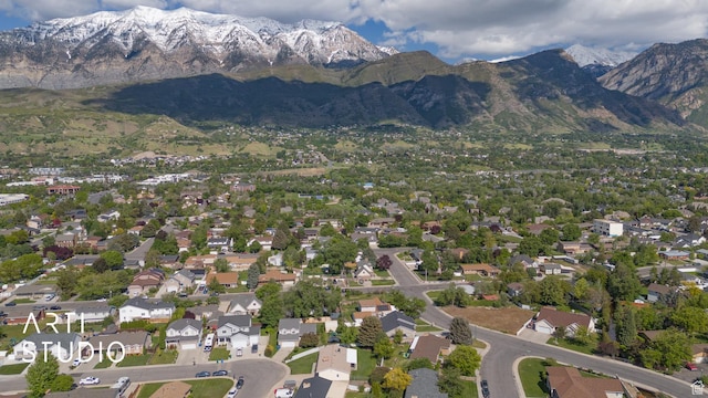 950 E 120 S, Orem, UT 84097 - aerial overview of property's location featuring a mountain backdrop