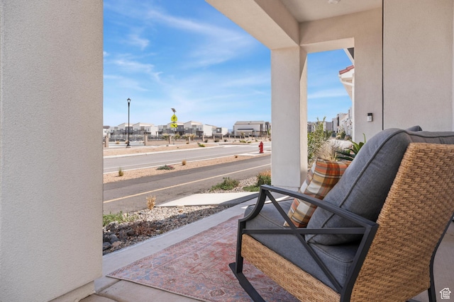 5670 S Carnelian Pkwy S, Bloomington, UT 84790 - view of patio / terrace with a residential view