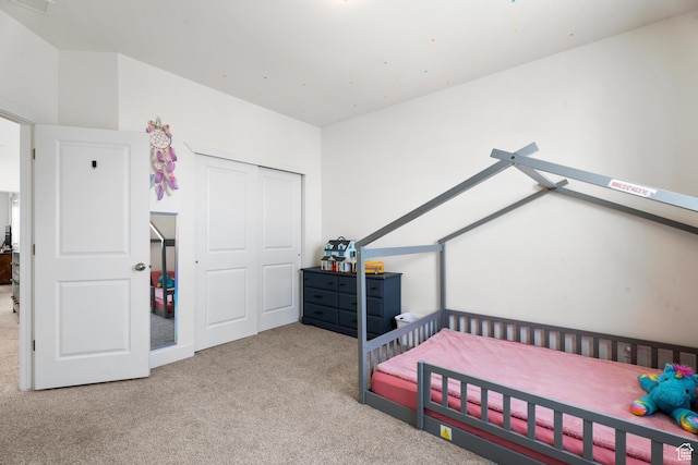 5670 S Carnelian Pkwy S, Bloomington, UT 84790 - bedroom with carpet floors and a closet