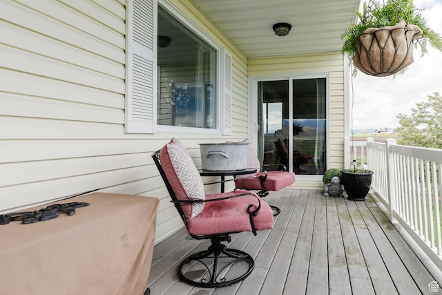 3704 S State St, Preston, ID 83263 - view of wooden terrace