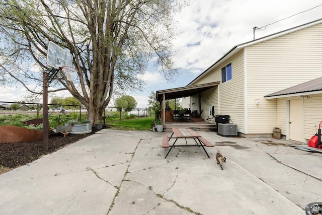 3704 S State St, Preston, ID 83263 - view of patio / terrace with central AC