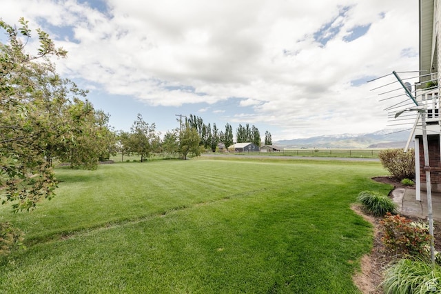 3704 S State St, Preston, ID 83263 - view of green lawn with a mountain view