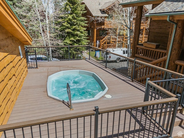 3975 Timberwolf Ln Unit 2C, Park City, UT 84098 - view of swimming pool with a deck