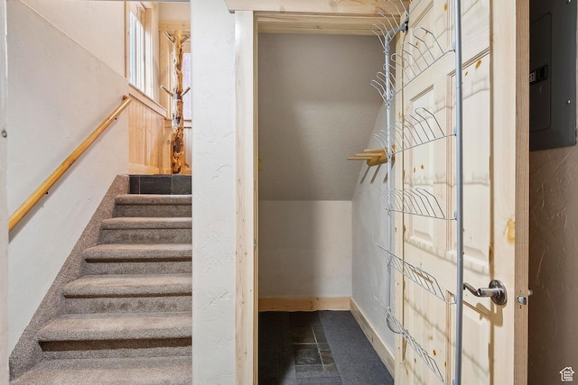 3975 Timberwolf Ln Unit 2C, Park City, UT 84098 - staircase with electric panel and baseboards