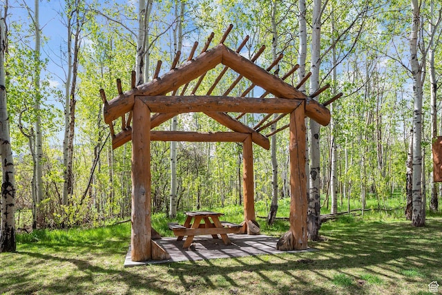 3975 Timberwolf Ln Unit 2C, Park City, UT 84098 - view of property's community featuring a lawn and a wooded view