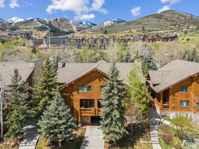 3975 Timberwolf Ln Unit 2C, Park City, UT 84098 - view of mountain backdrop with nearby suburban area