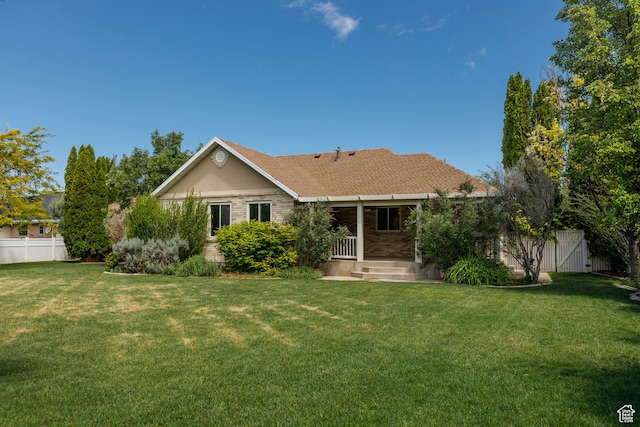 2275 W 1500 S Unit 28, Syracuse, UT 84075 - rear view of house featuring a porch and brick siding