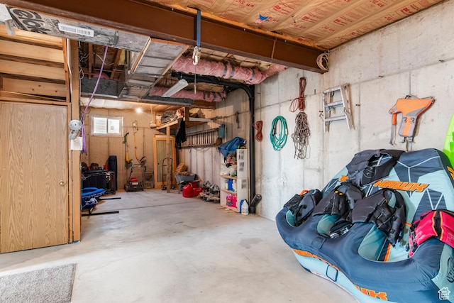 27 Lake W Cir, Fish Haven, ID 83287 - below grade area featuring a garage