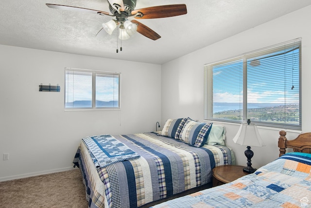 27 Lake W Cir, Fish Haven, ID 83287 - bedroom with carpet flooring, baseboards, and a ceiling fan