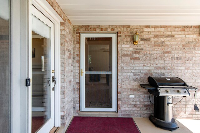 27 Lake W Cir, Fish Haven, ID 83287 - property entrance featuring brick siding
