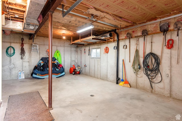 27 Lake W Cir, Fish Haven, ID 83287 - view of basement