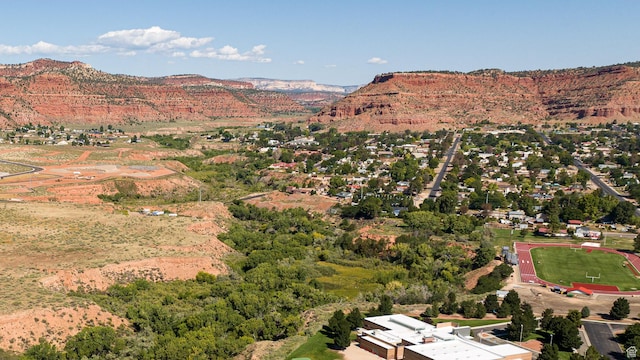 437 S 100 W, Kanab, UT 84741 - aerial view of property and surrounding area with mountains