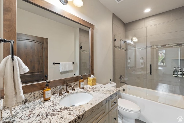 14311 N Buck Horn Trl Unit 42N, Kamas, UT 84036 - full bath with toilet, vanity, shower / bathtub combination, and recessed lighting